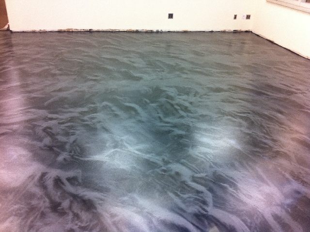 Southfield Mi Custom Reflective Epoxy Office Flooring 05